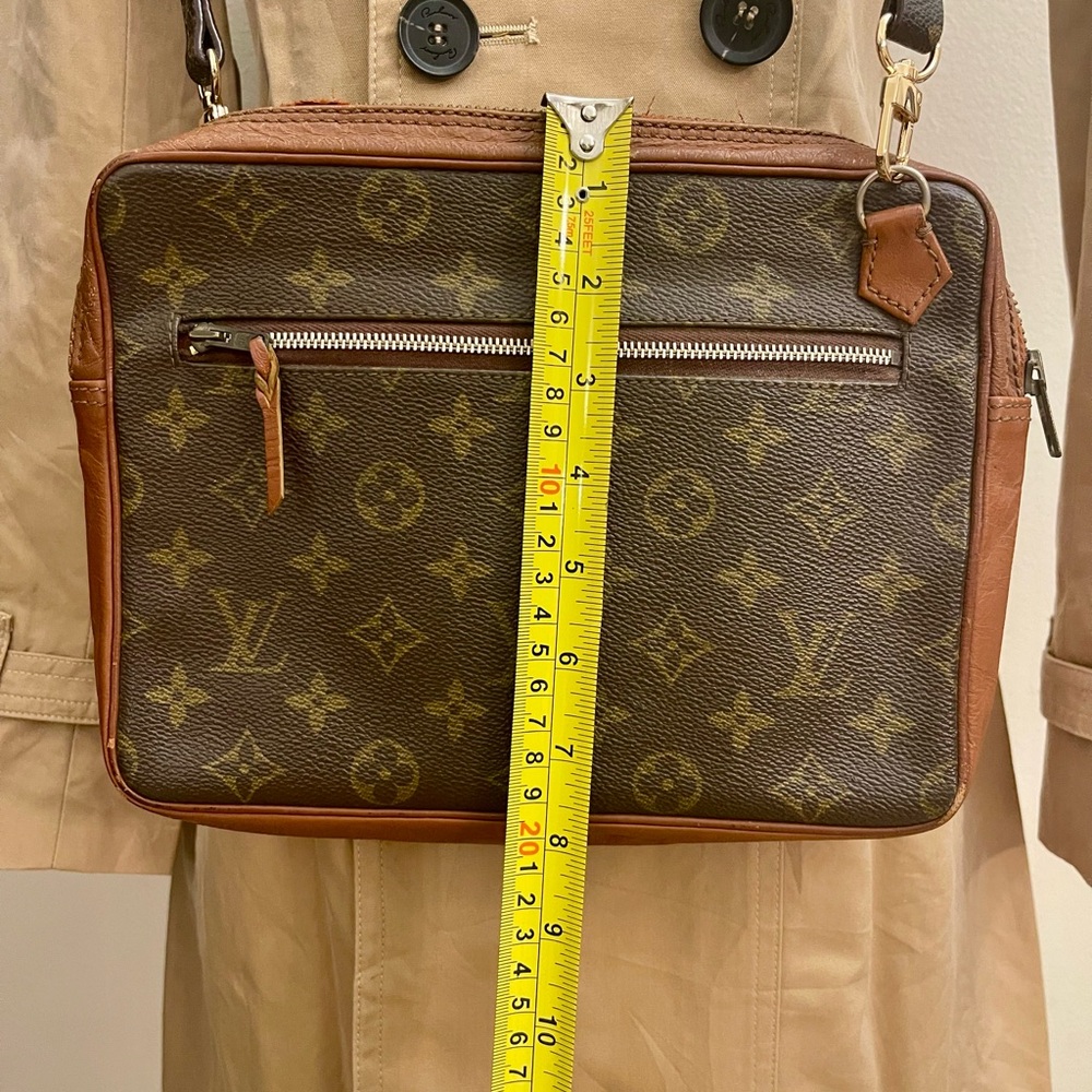 Louis Vuitton Monogram Vintage Saxpo Bag Pouch Clutch Crossbody - Picture 13 of 14